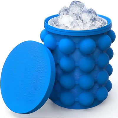 2-in-1 Silicone Ice Bucket & Ice Cube Maker ⭐